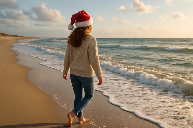 Ontspannen aan de kust tijdens de feestdagen